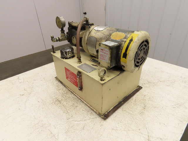 Parker PVP1610B4R212 Hydraulic Power Unit 1000PSI 5.8GPM 7 Gallon Tank 230/460V