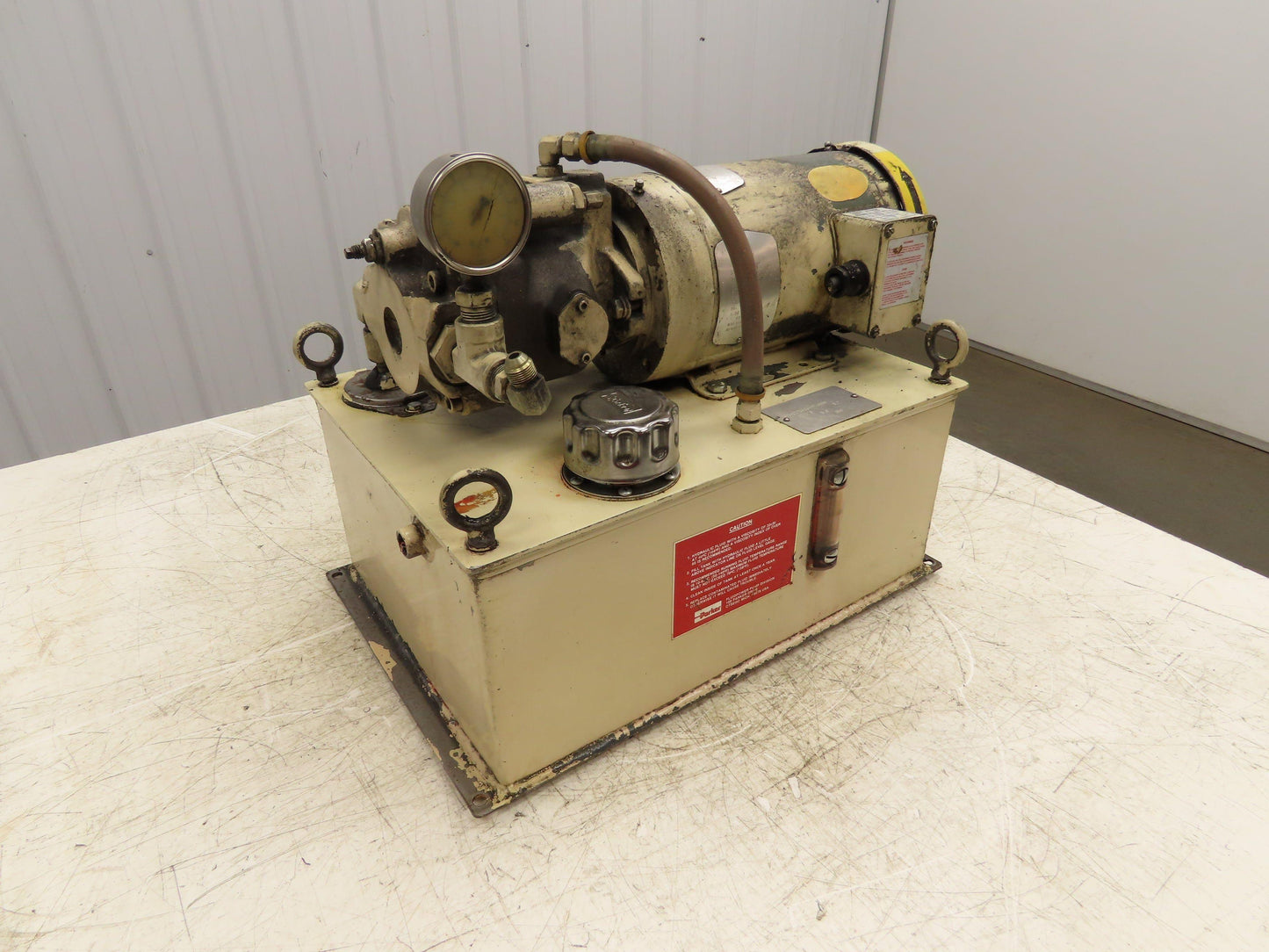 Parker PVP1610B4R212 Hydraulic Power Unit 1000PSI 5.8GPM 7 Gallon Tank 230/460V