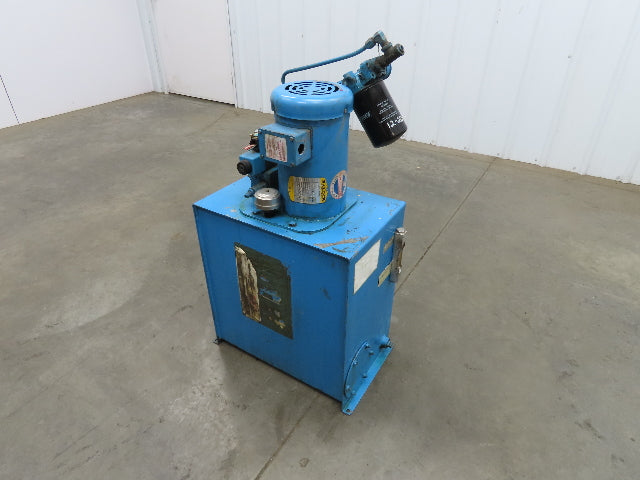 Vickers V101P2P1C20 Hydraulic Power Unit 7.3GPM 2500PSI 2Hp Motor 230/460V 3Ph