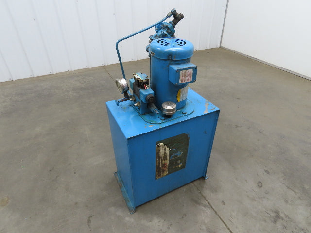 Vickers V101P2P1C20 Hydraulic Power Unit 7.3GPM 2500PSI 2Hp Motor 230/460V 3Ph