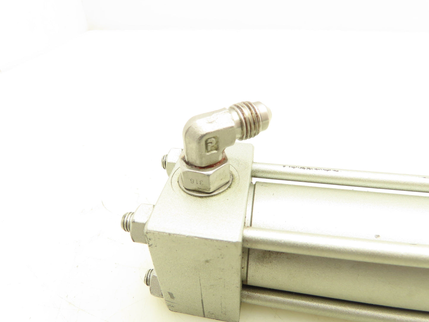 Sheffer HH Series Hydraulic Cylinder 1-1/8" Bore 6" Stroke Flange Mount HHFHF6AK