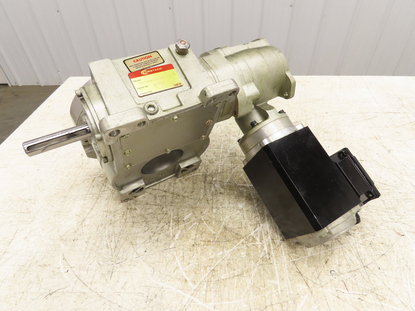 Destaco 601RDM4H24-330 Rotary Index Drive Table 4-Stop Positioner 460V Gearmotor