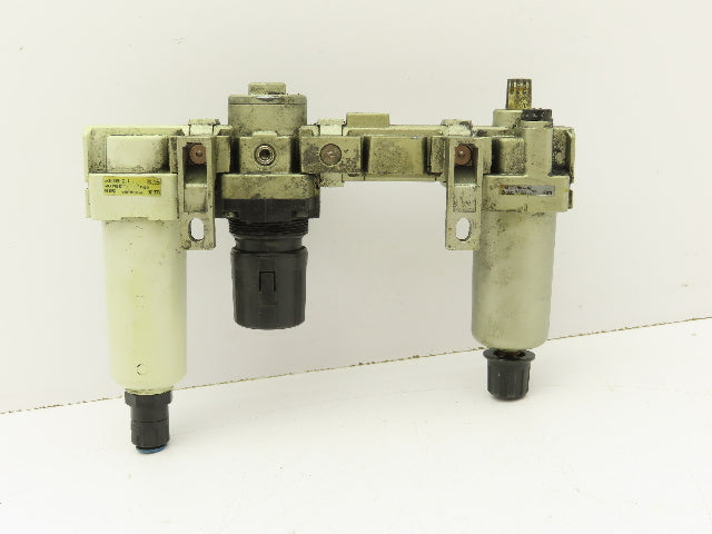 SMC AL30-N03-8Z Pneumatic Air Filter Regulator Check Valve Lubricator Assembly