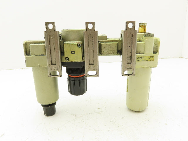 SMC AL30-N03-8Z-A Pneumatic Air Filter Regulator Check Valve Lubricator Assembly