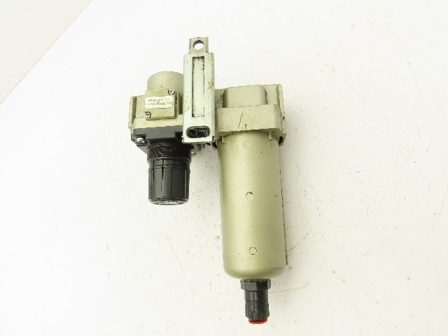 SMC AF40-N04D-2Z Pneumatic Modular Filter Regulator Assembly 1/2" NPT