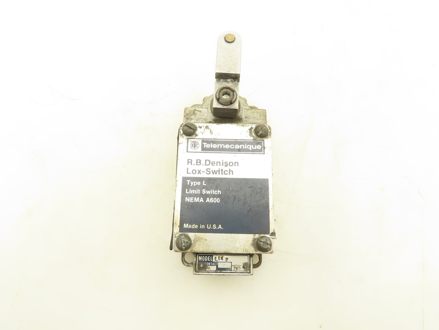 R.B.Denison L142 Lox-Switch Limit Switch Series F 17° Pretravel 1 Pole