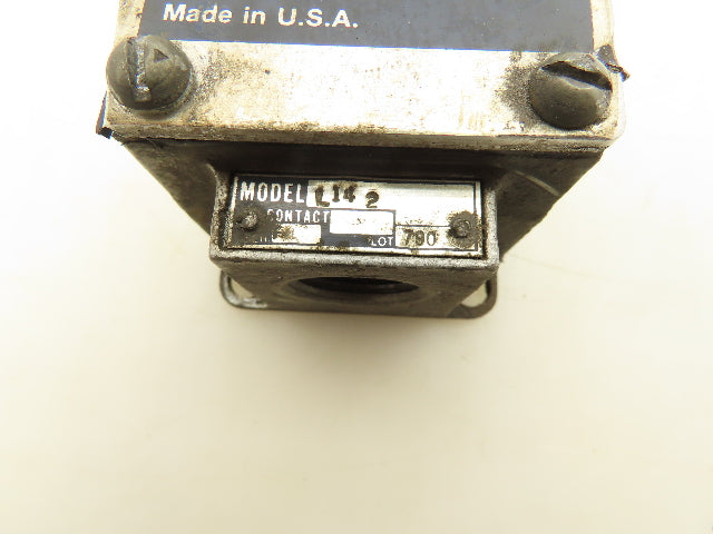 R.B.Denison L142 Lox-Switch Limit Switch Series F 17° Pretravel 1 Pole