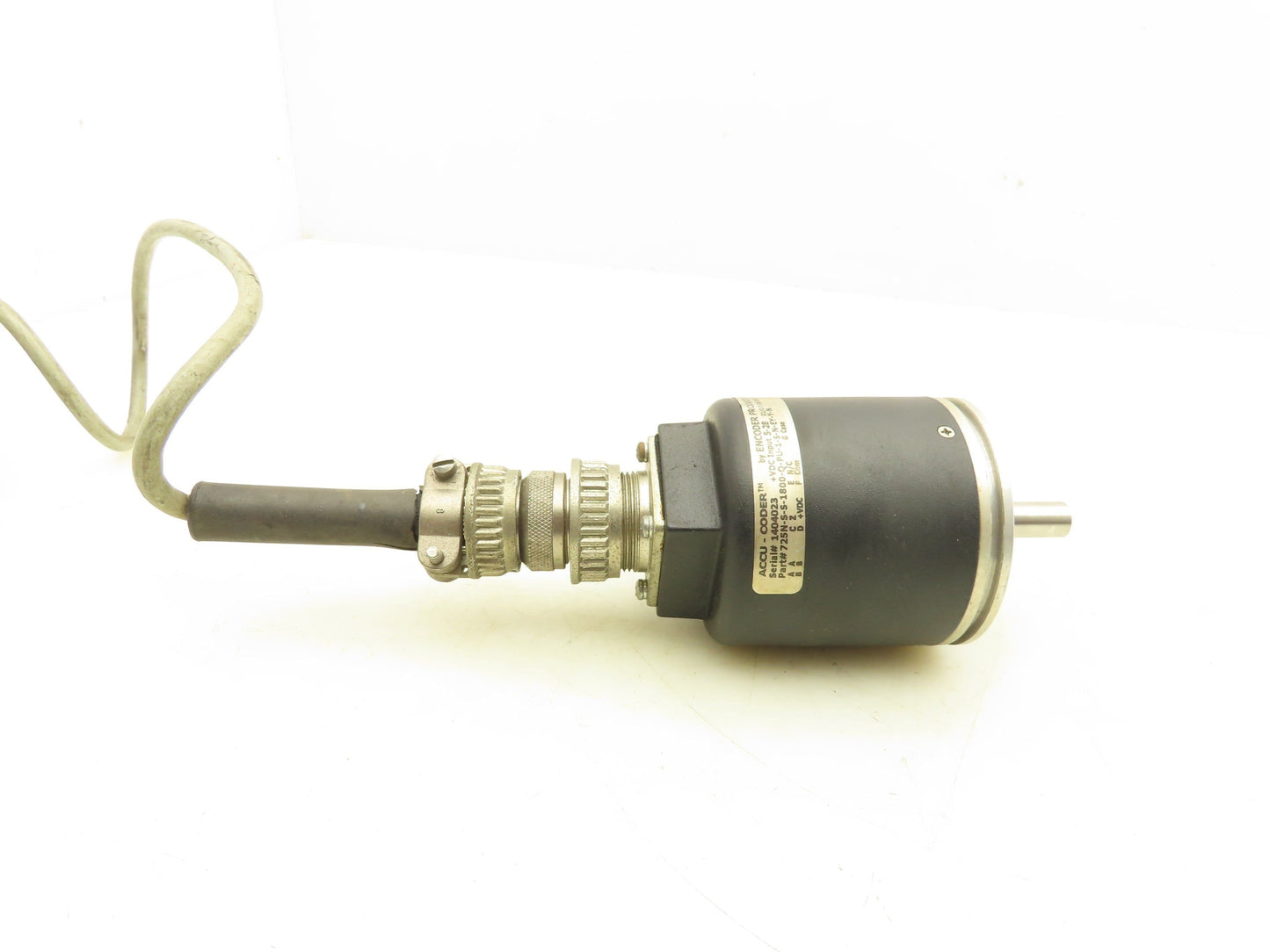 Accu-Coder 725N-S-S-1800-Q-PU-1-S-N-EY-Y-N Rotary Encoder 5-28V 1800CPR