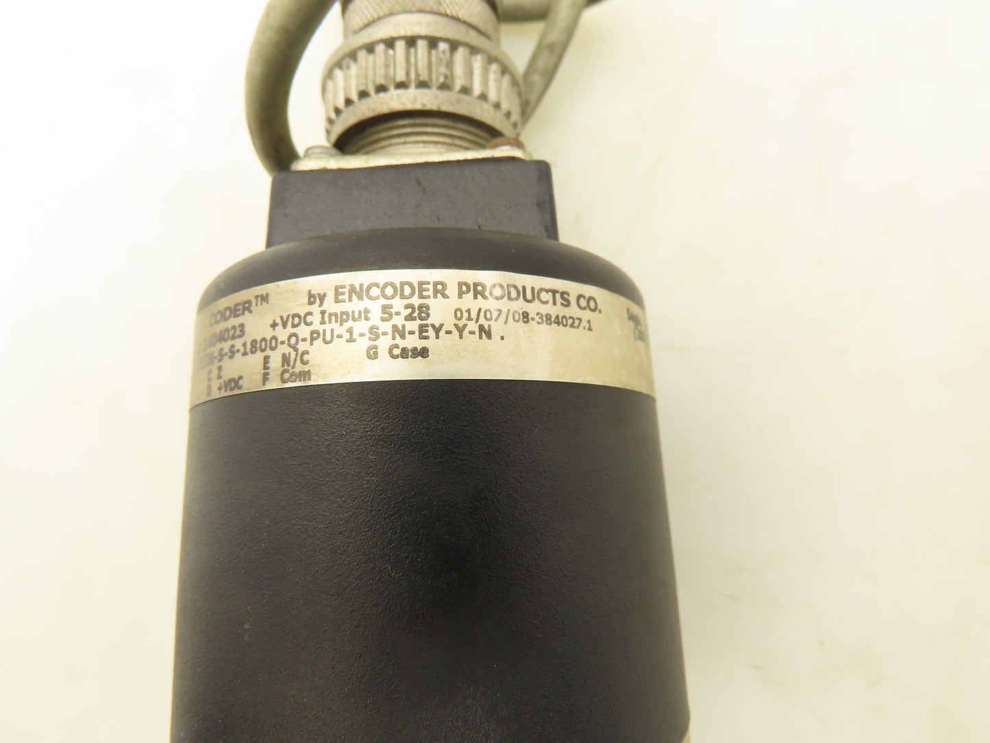 Accu-Coder 725N-S-S-1800-Q-PU-1-S-N-EY-Y-N Rotary Encoder 5-28V 1800CPR