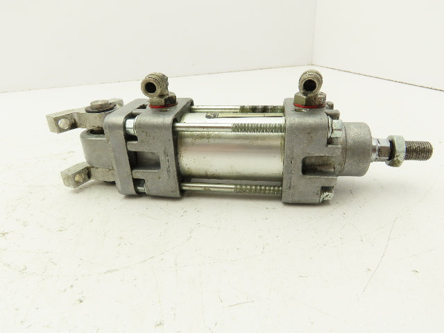 Mecman 167-04-0200-1 Pneumatic Air Cylinder 40mm Bore 25mm Stroke Swivel Eye