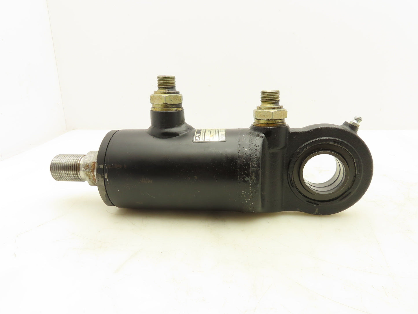 Mecman Hydraulic Round Body Cylinder 63mm Bore 20mm Stroke 2300 PSI Swivel Eye