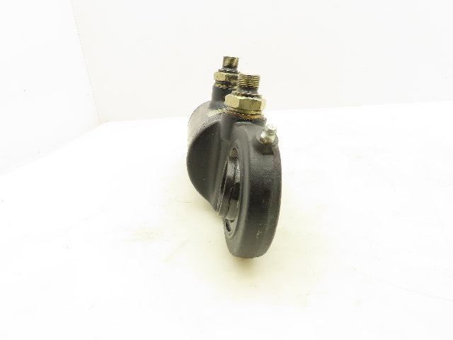 Mecman Hydraulic Round Body Cylinder 63mm Bore 20mm Stroke 2300 PSI Swivel Eye