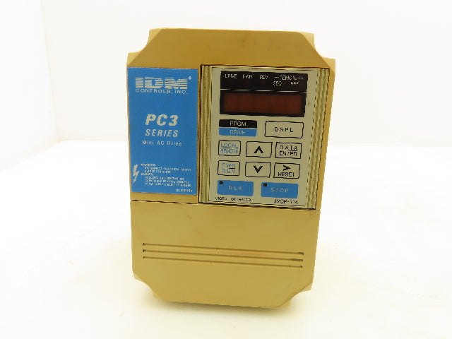 IDM Controls CIMR-PCU20P2 PC3 Mini AC Drive Variable Speed VFD .25Hp 230V 3PH