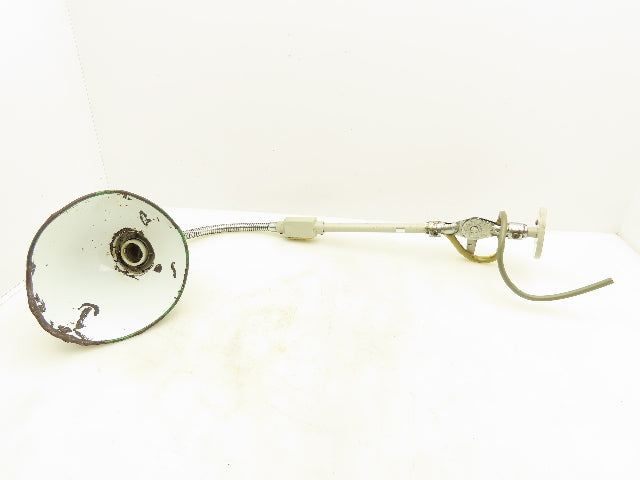 Vintage Industrial Machine Light 120V Work Lamp 36" Flex Arm