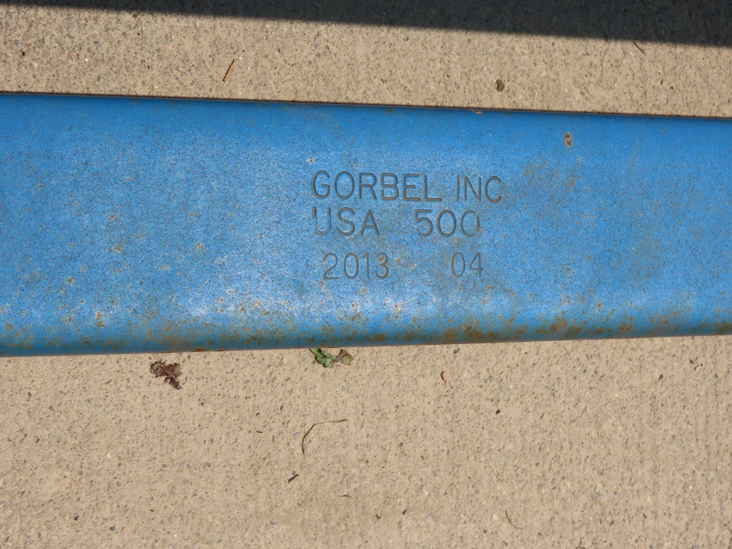 Gorbel 900Lb Tether Track Ceiling Mount Double Rail 2-Person Fall Protection 32'