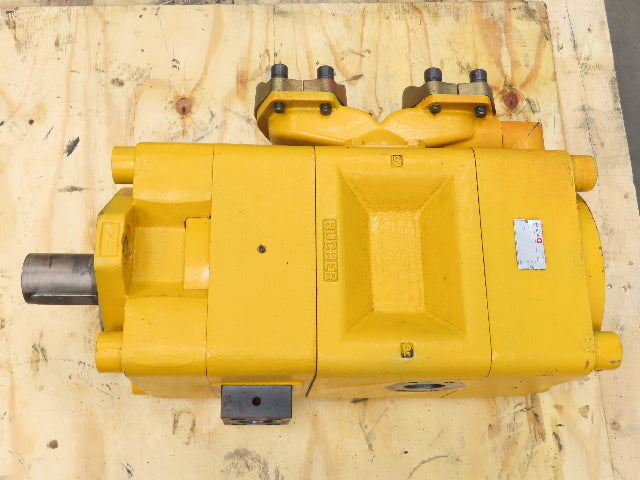 Bucher QT82-200/81-400L253-4 Hydraulic Double Pump 76/154 GPM 913/2610 PSI