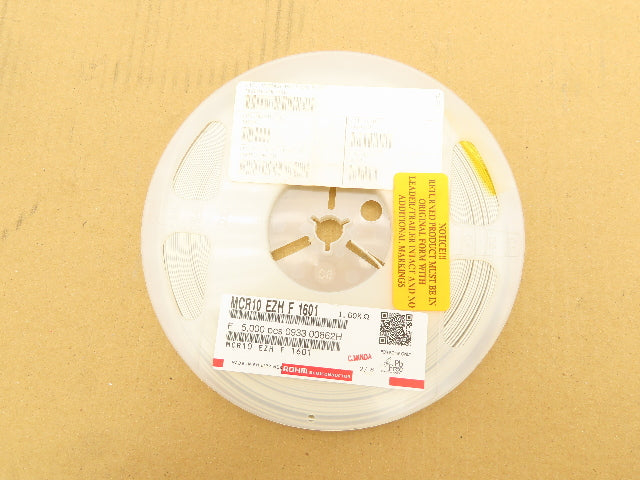 Rohm MCR10EZHF1601 Chip Resistor Tape And Reel 1.6 kOhms ± 1% 5000 Pcs