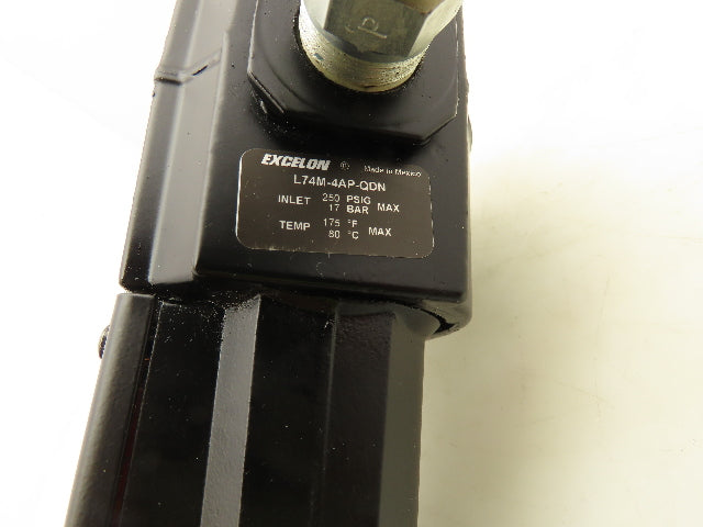 Burkert Excelon 2000 A 9/16 PTFE BZ Pneumatic 2/2 Angle Seat Valve Lubricator