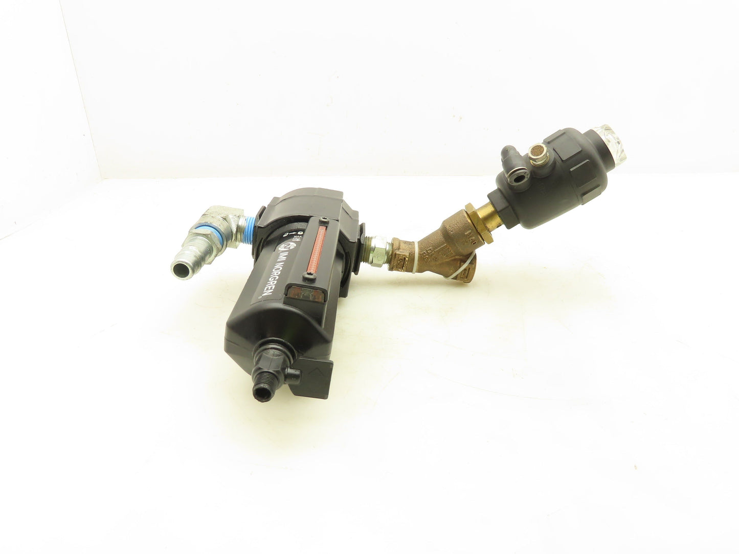 Burkert Excelon 2000 A 9/16 PTFE BZ Pneumatic 2/2 Angle Seat Valve Lubricator