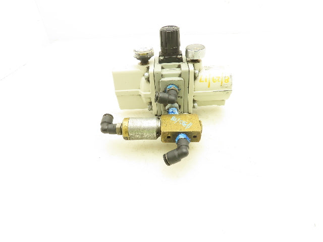 SMC VBA11A-T02GN-Z Pneumatic Booster Regulator Spool Valve 1/4" NPT