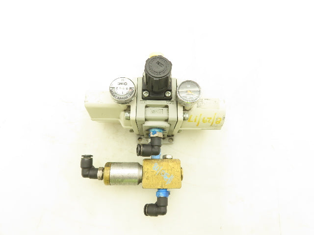 SMC VBA11A-T02GN-Z Pneumatic Booster Regulator Spool Valve 1/4" NPT
