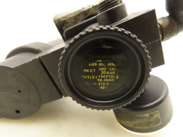 Norgren F08-000-M3D0 Pneumatic Regulator Filter Assembly 1/4 NPT