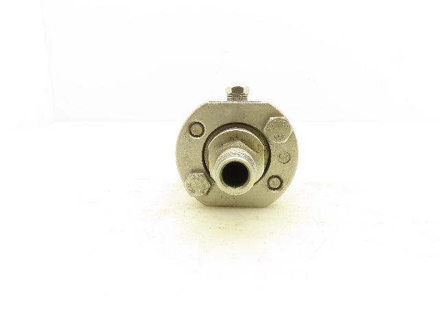 Gemini 0.5 89 6RTV6 A Pneumatic Stainless Spring-Return NC Ball Valve 1/2" NPT
