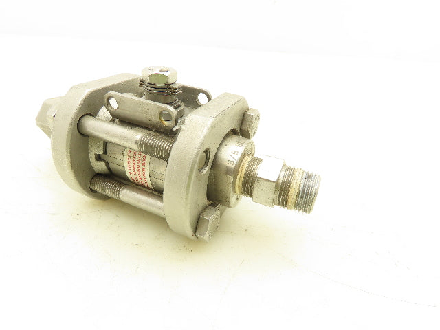 Gemini 0.5 89 6RTV6 A Pneumatic Stainless Spring-Return NC Ball Valve 1/2" NPT