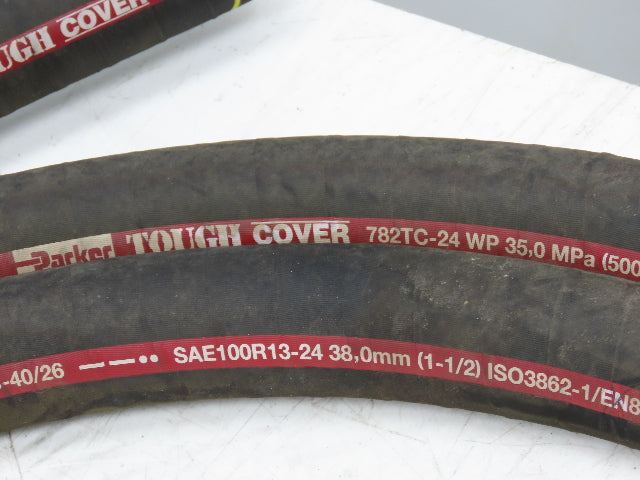 Parker 782TC-24 1-1/2"x 26' Tough Cover High Pressure Hydraulic Hose 5000psi