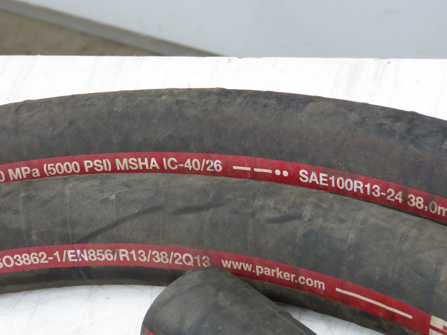 Parker 782TC-24 1-1/2"x 26' Tough Cover High Pressure Hydraulic Hose 5000psi