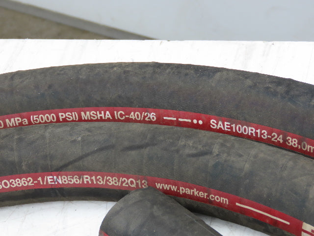 Parker 782TC-24 1-1/2"x 26' Tough Cover High Pressure Hydraulic Hose 5000psi