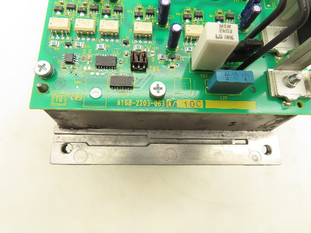 Fanuc A16B-2203-0630/10C Power Driver Board Servo Amplifier A06B-6110-H026