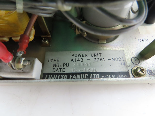 Fanuc A14B-0061-B001-04 Power Unit Power Supply