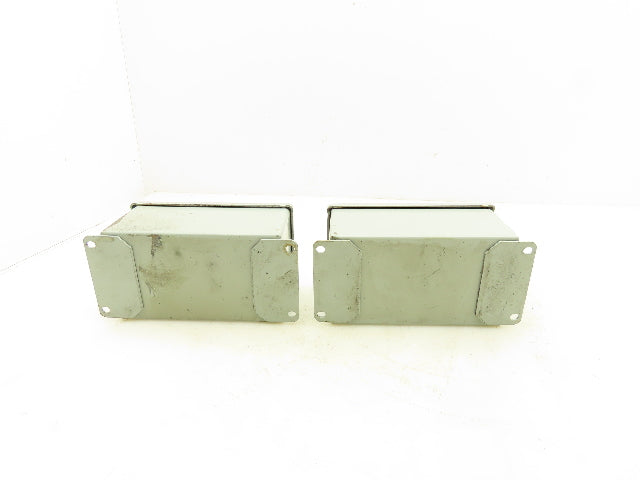 Hoffman E2PBG Electrical Pushbutton Enclosure 6x3-1/2x3" Lot of 2