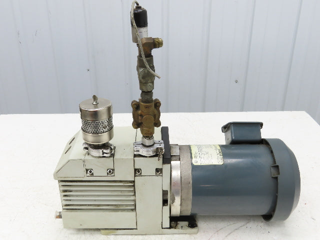 Leybold Trivac D8B 2-Stage Rotary Vane Vacuum Pump 6cfm 40gpm 1Hp 230/460V 3PH