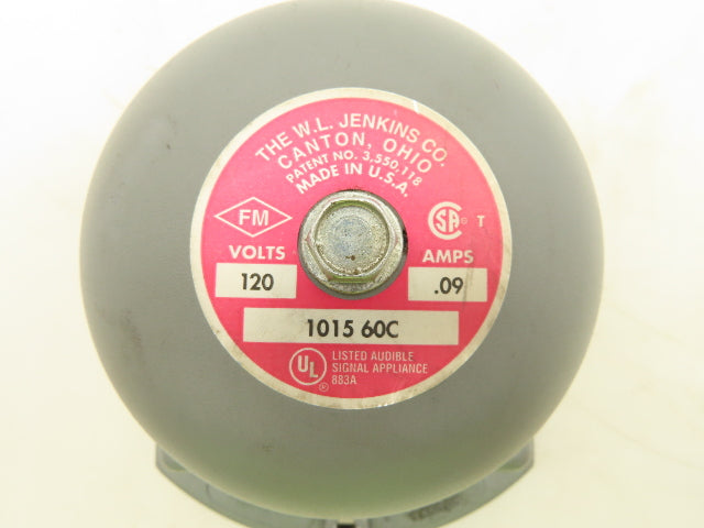 W.L. Jenkins 1015 60C Super Ring Bell 120V .09A