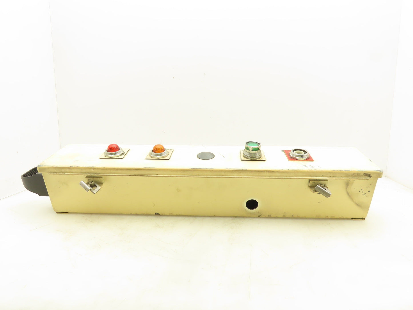 Hoffman F-44T24HC Hinged Cover Wiring Trough Electrical Box Gutter 24x4x4"
