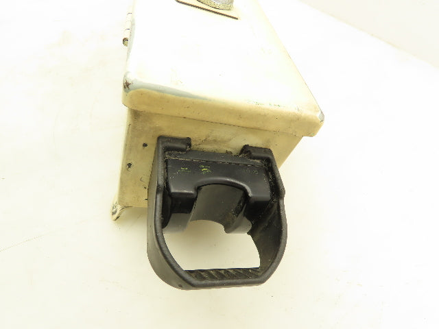 Hoffman F-44T24HC Hinged Cover Wiring Trough Electrical Box Gutter 24x4x4"
