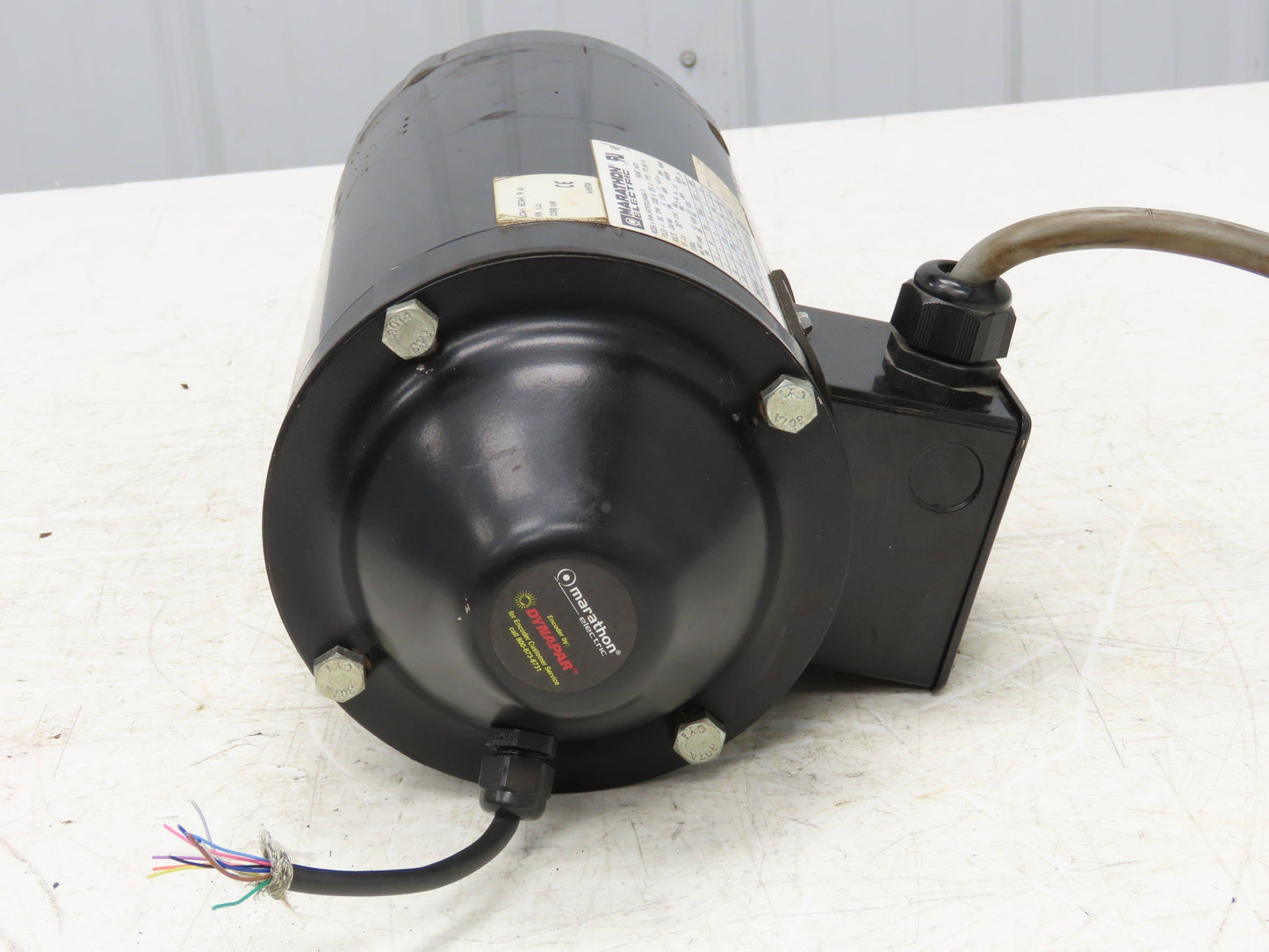 Marathon Electric 145THTR15540AA Motor 1.5HP 460V 3500RPM Dynapar Encoder Y284