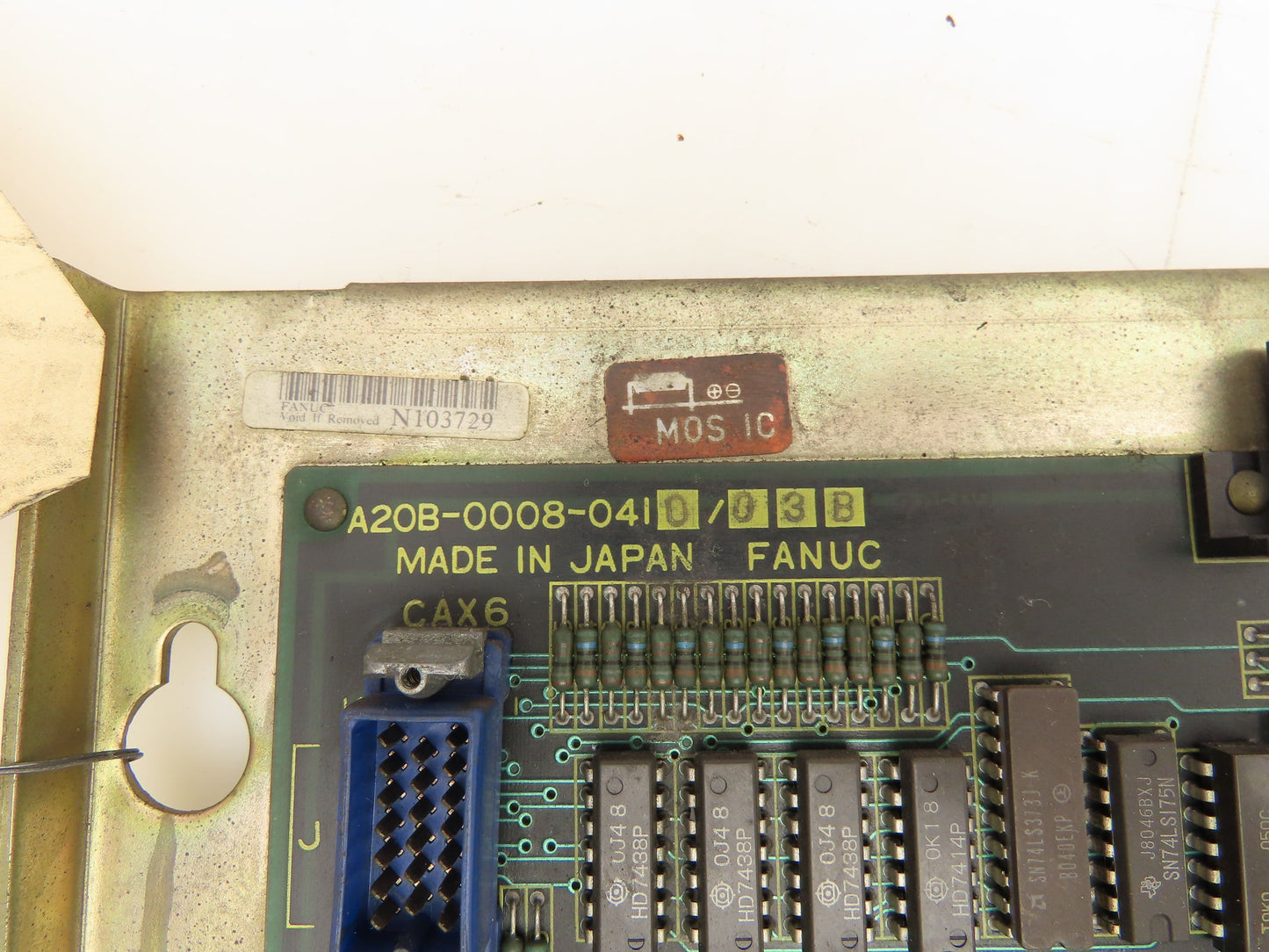 Fanuc A20B-0008-0410/03B Mazak Slant Mother Board Control Panel Error Code