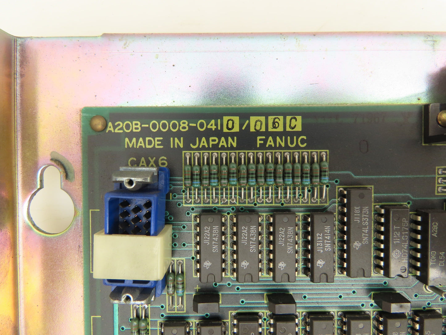 Fanuc A20B-0008-0410/06C Mazak Slant Mother Board Control Panel Error Code