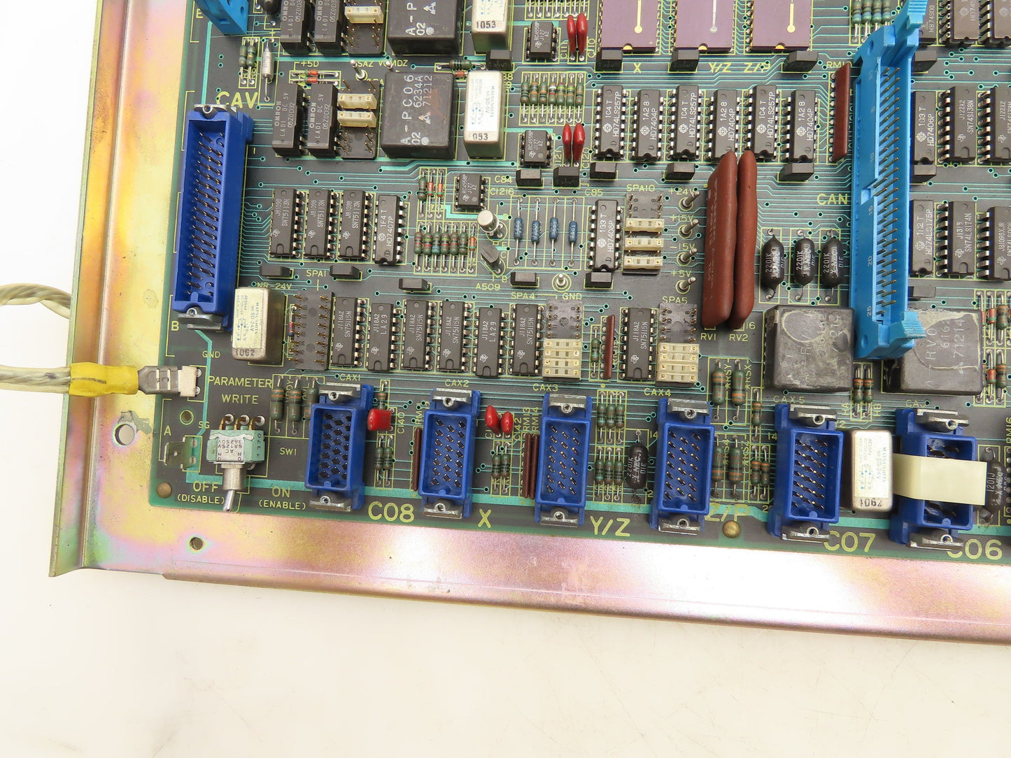 Fanuc A20B-0008-0410/06C Mazak Slant Mother Board Control Panel Error Code