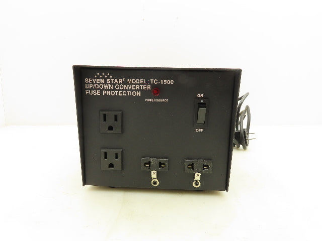 Seven Star TC-1500 Step Up/Down Voltage Transformer 1500W HV 220/240 LV110/120