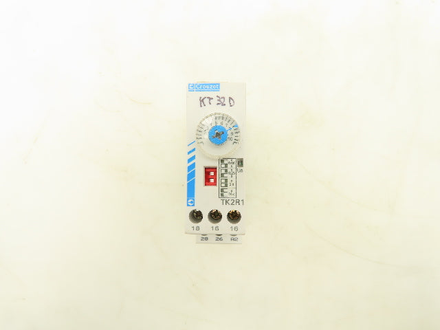 Crouzet TK2R1 Time Delay Relay 0.08-160s 240VAC 8A 24VDC Coil