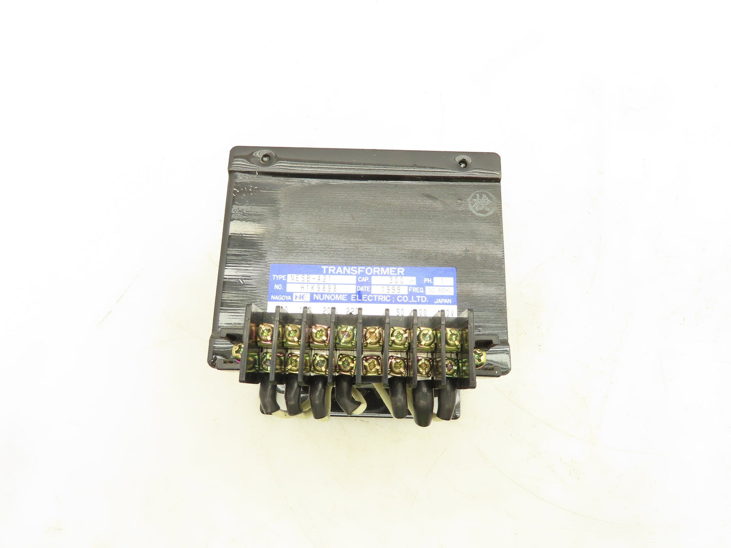 Nunome Electric NESB-A21 Industrial Transformer 1PH 200/220 PRI 100/110 SEC