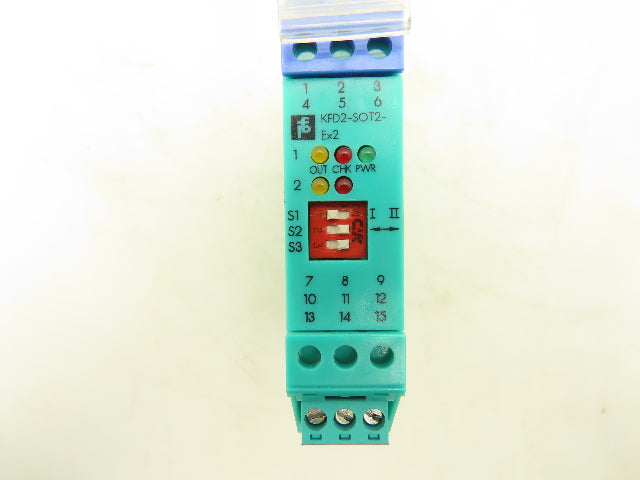 Pepper Fuchs KFDS-SOT2-Ex2 Switch Amplifier 2-Channel Isolated 20-30VDC