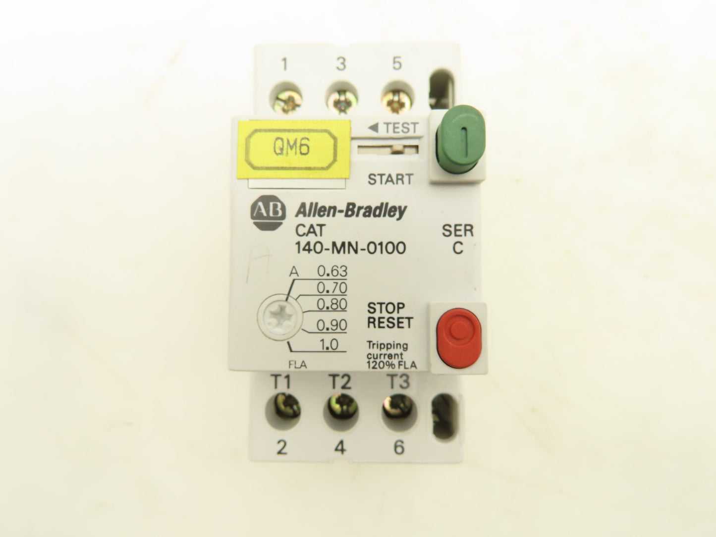 Allen Bradley 140-MN-0100 Manual Motor Starter 600V 2.5A 3 Phase Lot Of 2