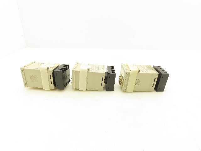 Omron H3CA-8 7-Range Timer Relay Module 120V 8-Pin Socket Lot of 3