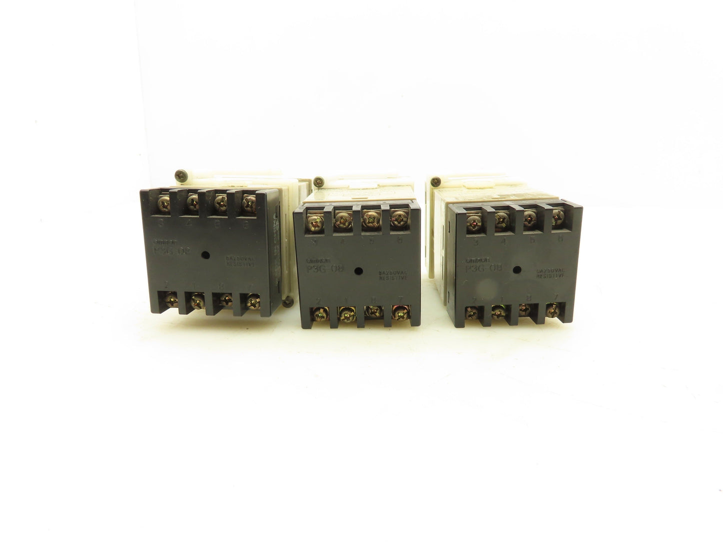 Omron H3CA-8 7-Range Timer Relay Module 120V 8-Pin Socket Lot of 3