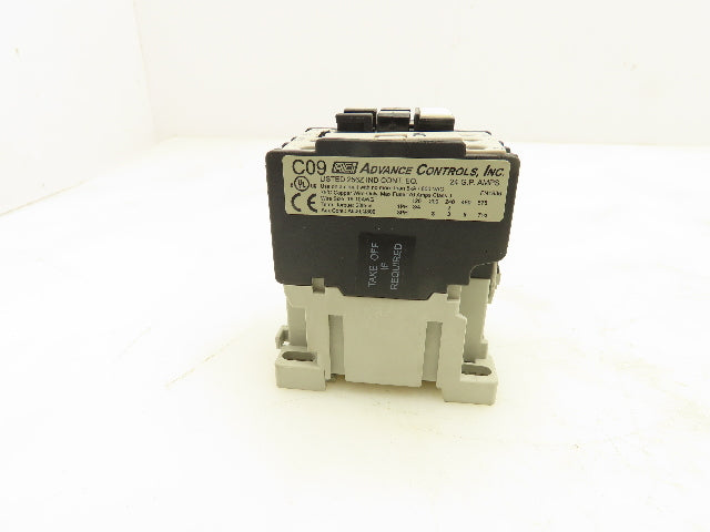 ACI C09.310-120 Motor Starter Contactor 5Hp 480V 3Ph 120 VAC Coil Lot of 4